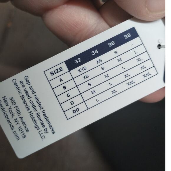 Gap Body NWT Size 34DD Black Everyday Essentials Wireless Wirefree Bra GPW00355 - Picture 8 of 8